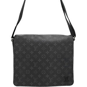 Louis Vuitton Monogram Eclipse Black District NM Shoulder Bag